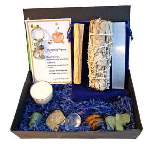 Wealth and Abundance Kit – Crystal Healing Set for Prosperity and Success