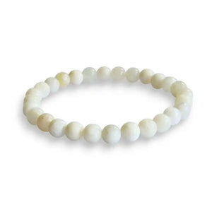 Moonstone Bracelet – 6mm Beads for Intuition & Balance