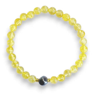 Citrine Bracelet – 6mm Beads
