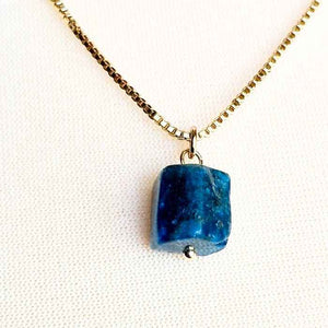 Blue Apatite Necklace