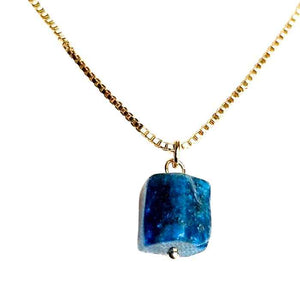 Blue Apatite Necklace