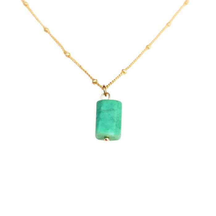 Handcrafted Chrysoprase Necklace
