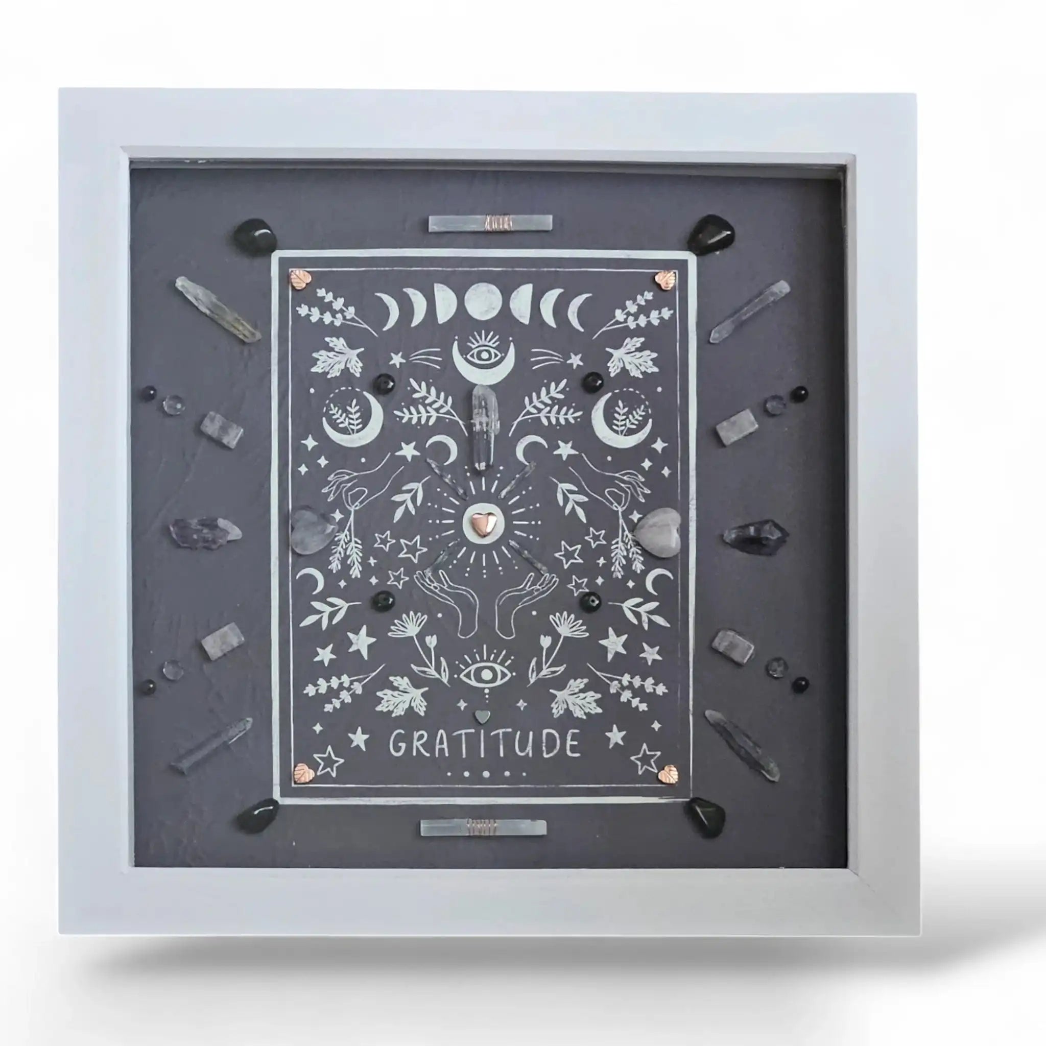 Gratitude Embrace Crystal Grid