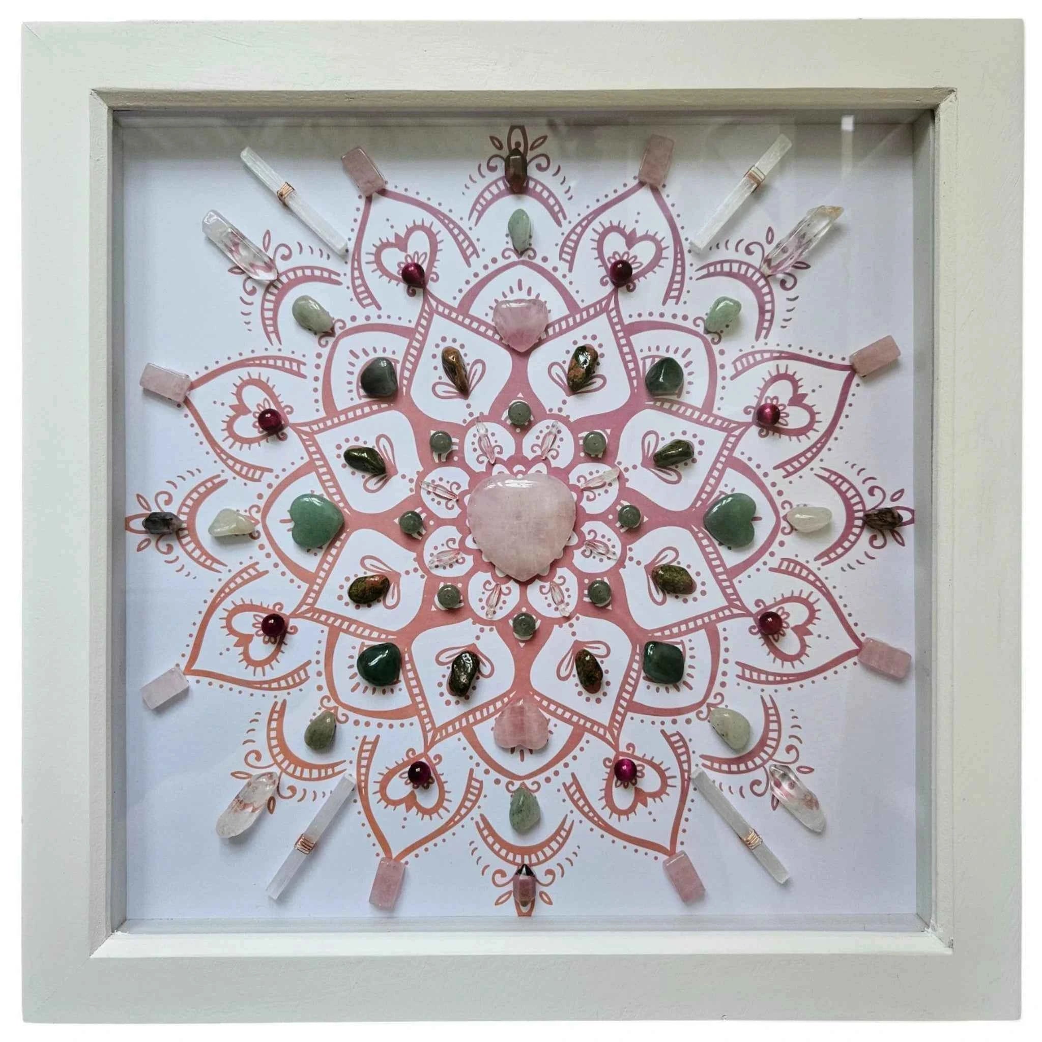 Love Crystal Grid Frame