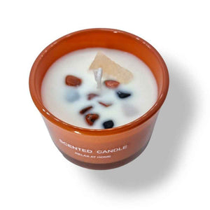 Peace and Tranquility Candle with Crystals