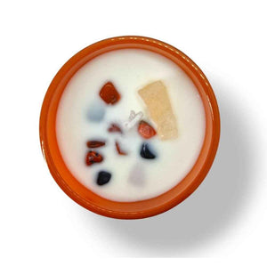 Peace and Tranquility Candle with Crystals
