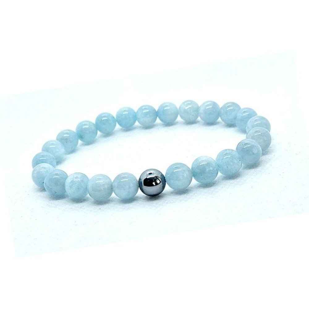Handcrafted Aquamarine Bracelet – Tranquility & Style