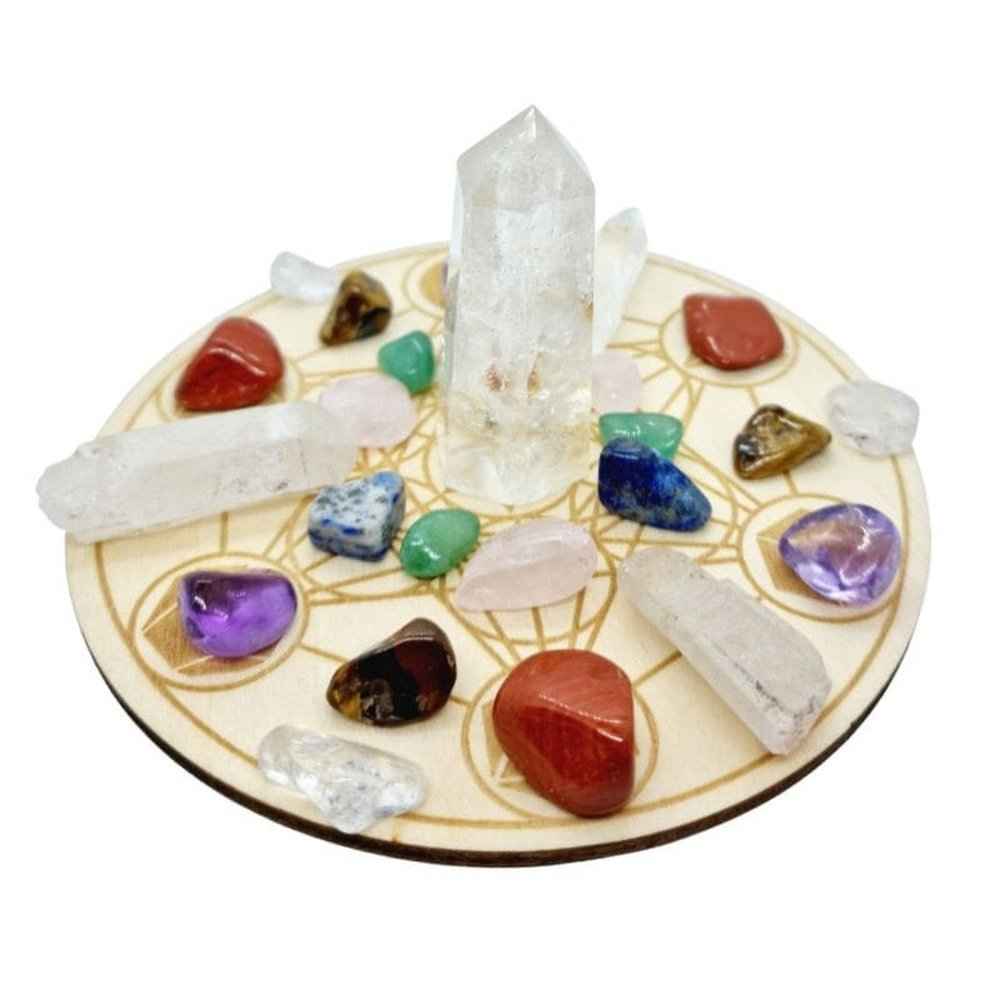 Metatron's Cube Crystals Grid
