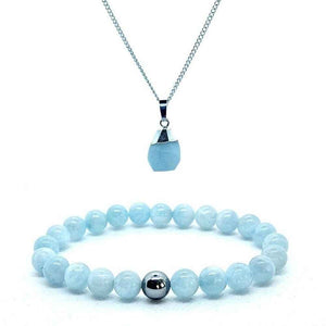 Aquamarine Jewelry Set – Peace, Courage & Timeless Elegance