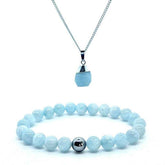 Aquamarine Jewelry Set – Peace, Courage & Timeless Elegance