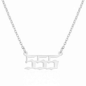 Angel Number Necklace 555