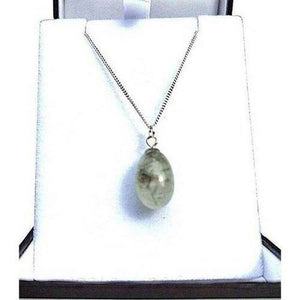 Prehnite Silver Necklace