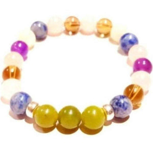 Calm and Clarity Ritual Bracelet, Custom 8mm Gemstones(jade)
