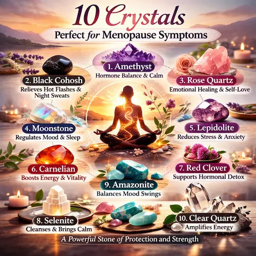 10 Crystals Perfect for Menopause Symptoms