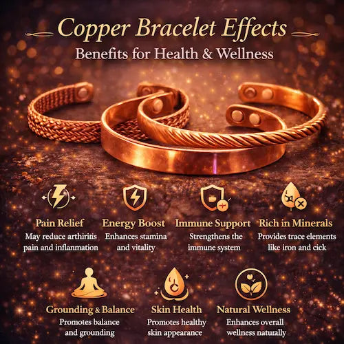 Copper Bracelet Effects: Benefits for Health & Wellness