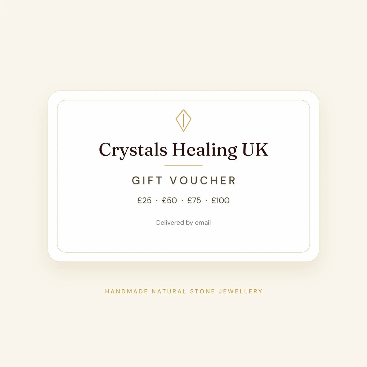 Crystals Healing UK digital gift card