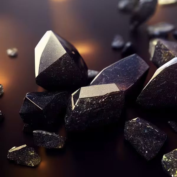 Black Obsidian Crystals