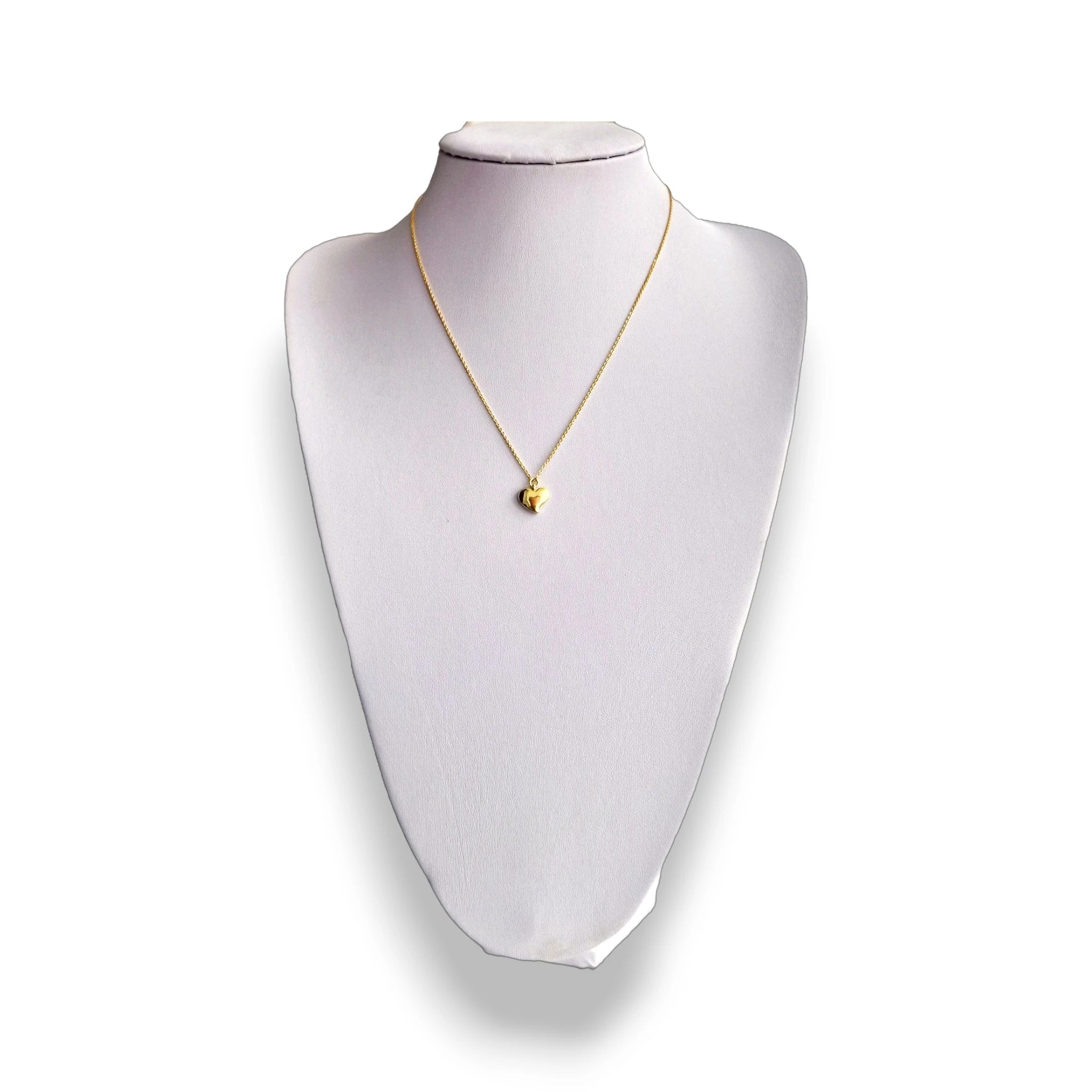 Heart Moonstone Necklace – 925 Gold-Plated Chain 1