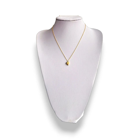 Heart Moonstone Necklace – 925 Gold-Plated Chain 1