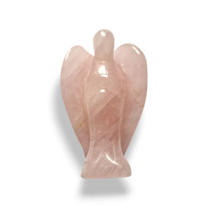 Sacred Imperfections Rose Quartz Angel 5cm