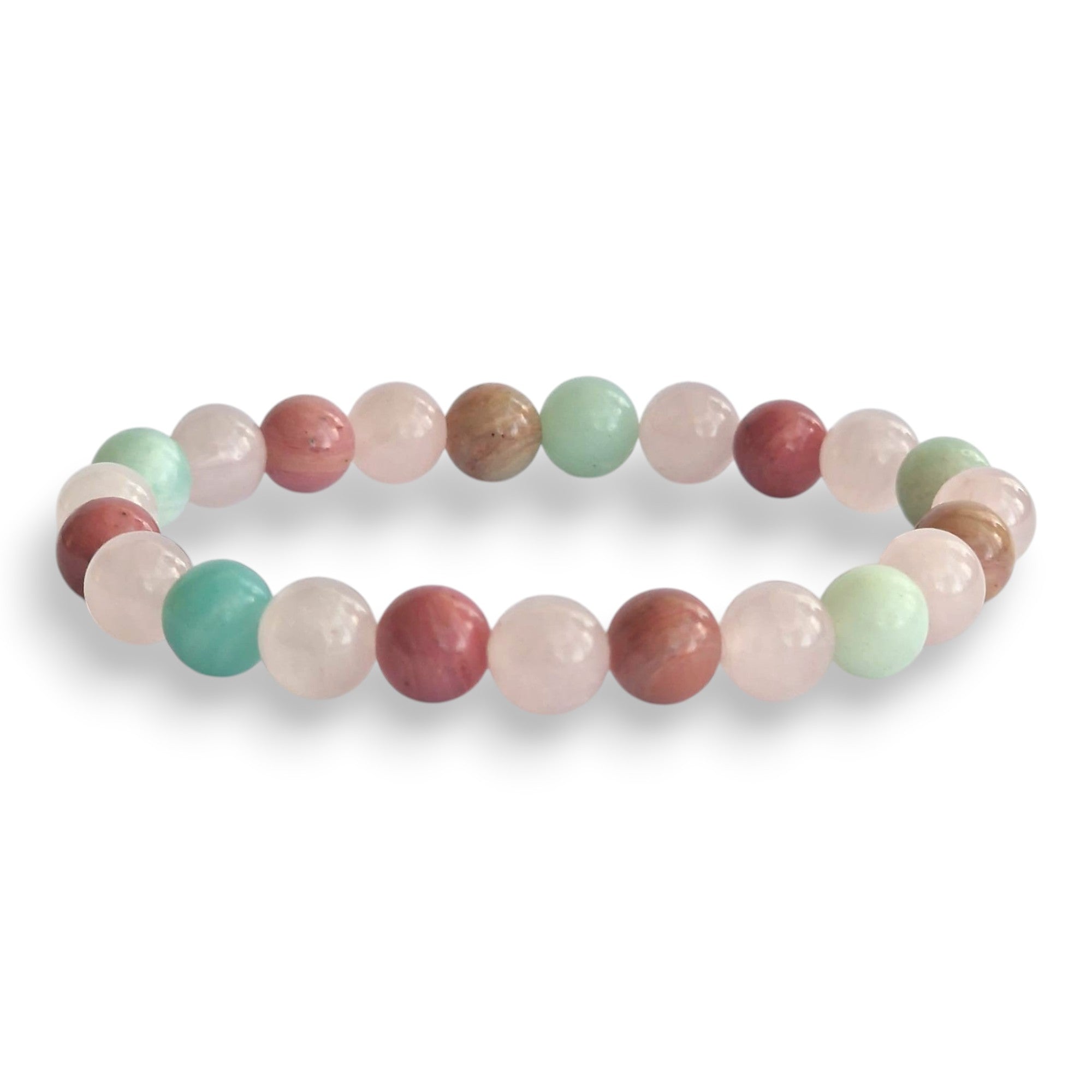 Inner Child Healing Bracelet – Amazonite, Rhodonite & Rose Quartz