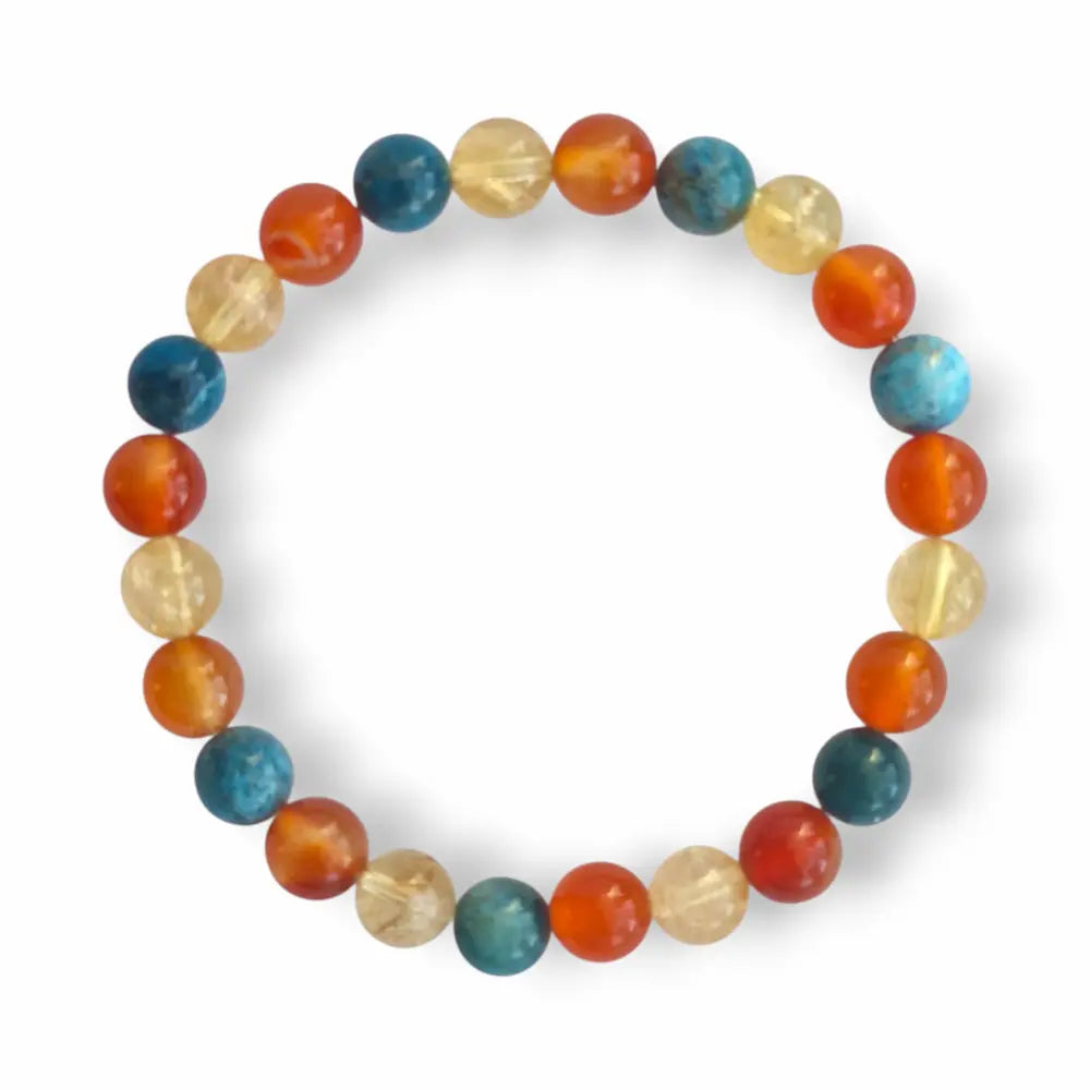 Creativity & Inspiration Bracelet – Carnelian & Citrine