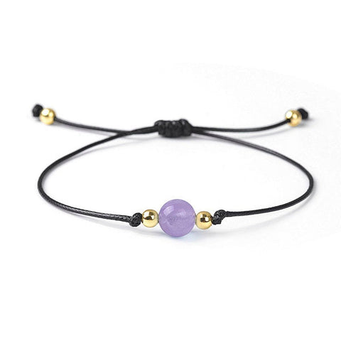 Lavender Amethyst Birthstone Bracelet