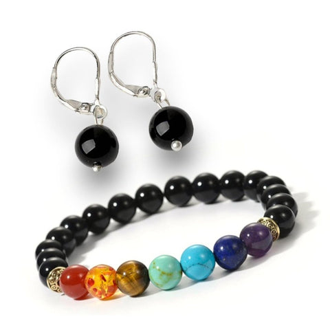 Onyx Chakra Set