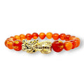 Carnelian PiXiu Bracelet – Wealth, Energy & Protection