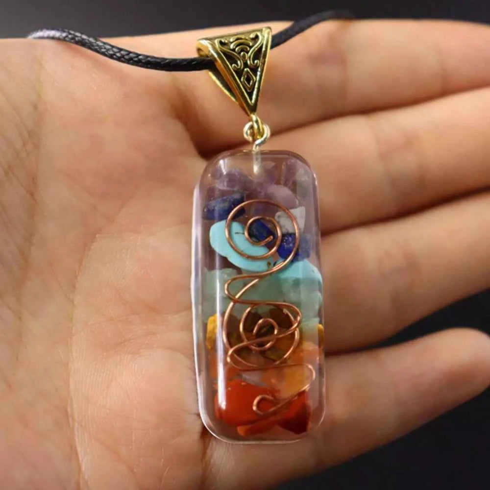 Orgone Chakra Balance Necklace 1