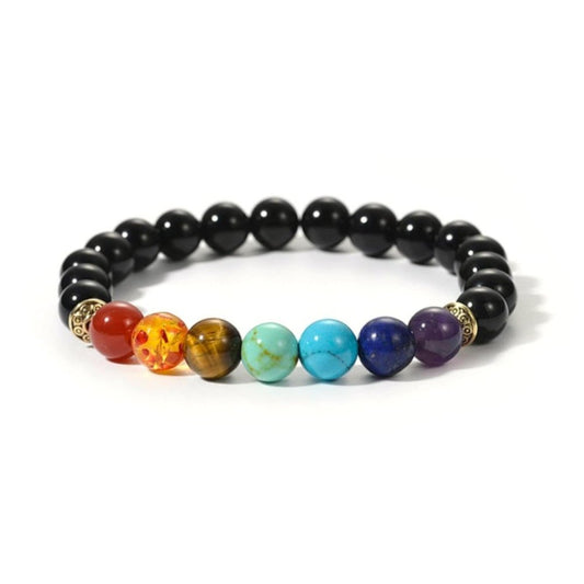 Black Onyx chakra bracelet