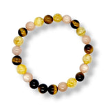 Happiness Crystal BraceletHappiness Crystal Bracelet, Citrine, Tiger’s Eye and Sunstone