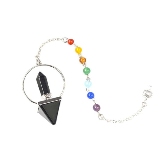 Obsidian Pendulum Bracelet