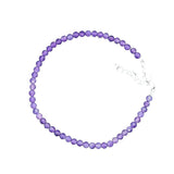 Silver Amethyst Bracelet