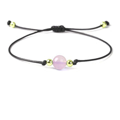 Rose Quartz Birthstone Bracelet
