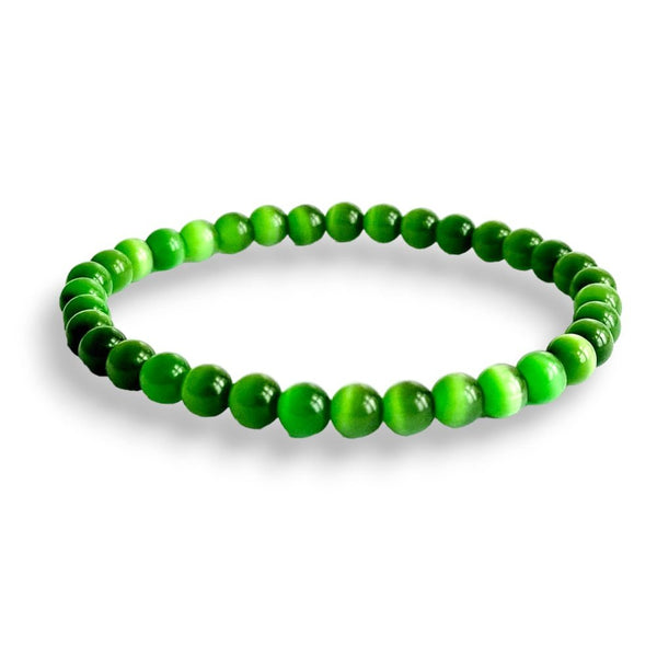 Green Cat Eye Bracelet