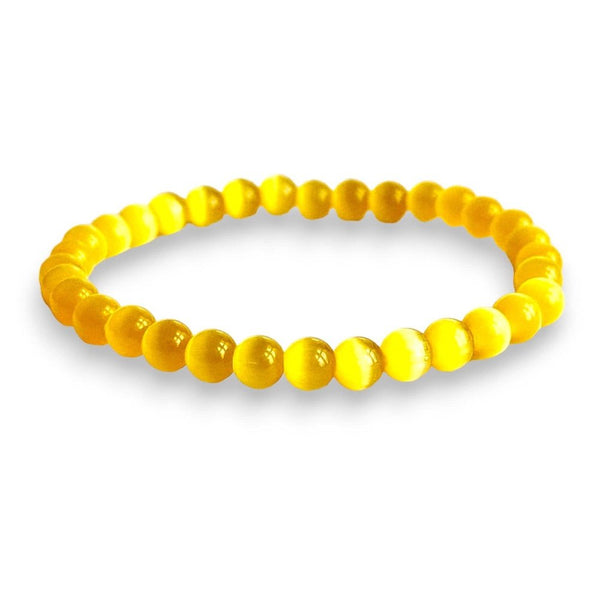 Yellow Cat Eye Bracelet