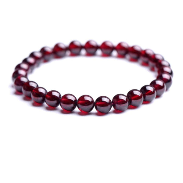 Elegant Red Garnet Bracelet
