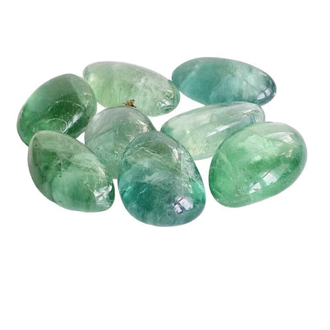 Green Fluorite Polished Tumblestone