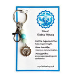 Throat Chakra Keyring