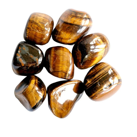 Tigers Eye Polished Tumblestone