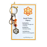 Sacral Chakra Keyring