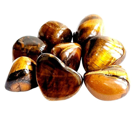 Tigers Eye Polished Tumblestone