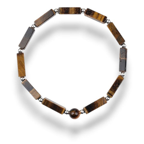 Tiger Eye Rectangular Bracelet 7.5 inches