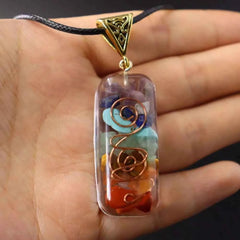 Orgone Chakra Balance Necklace 1