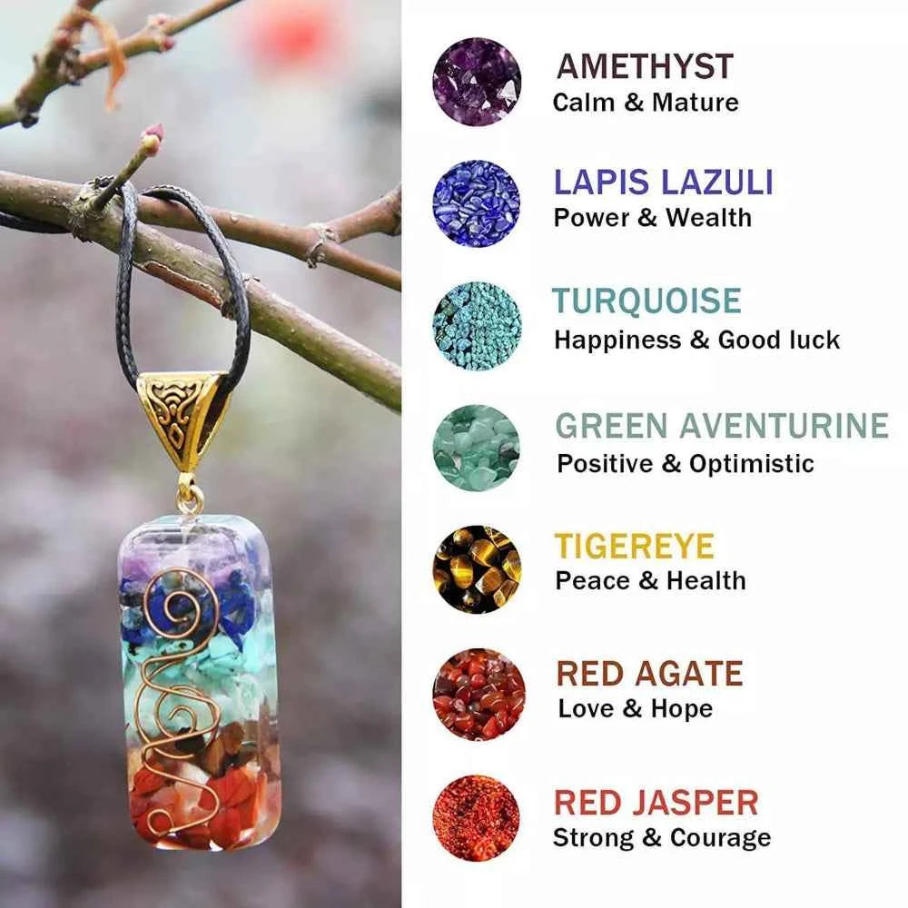 Orgone Chakra Balance Necklace 4