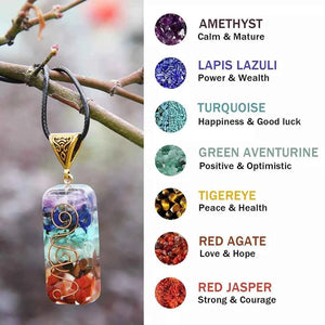 Orgone Chakra Balance Necklace 4