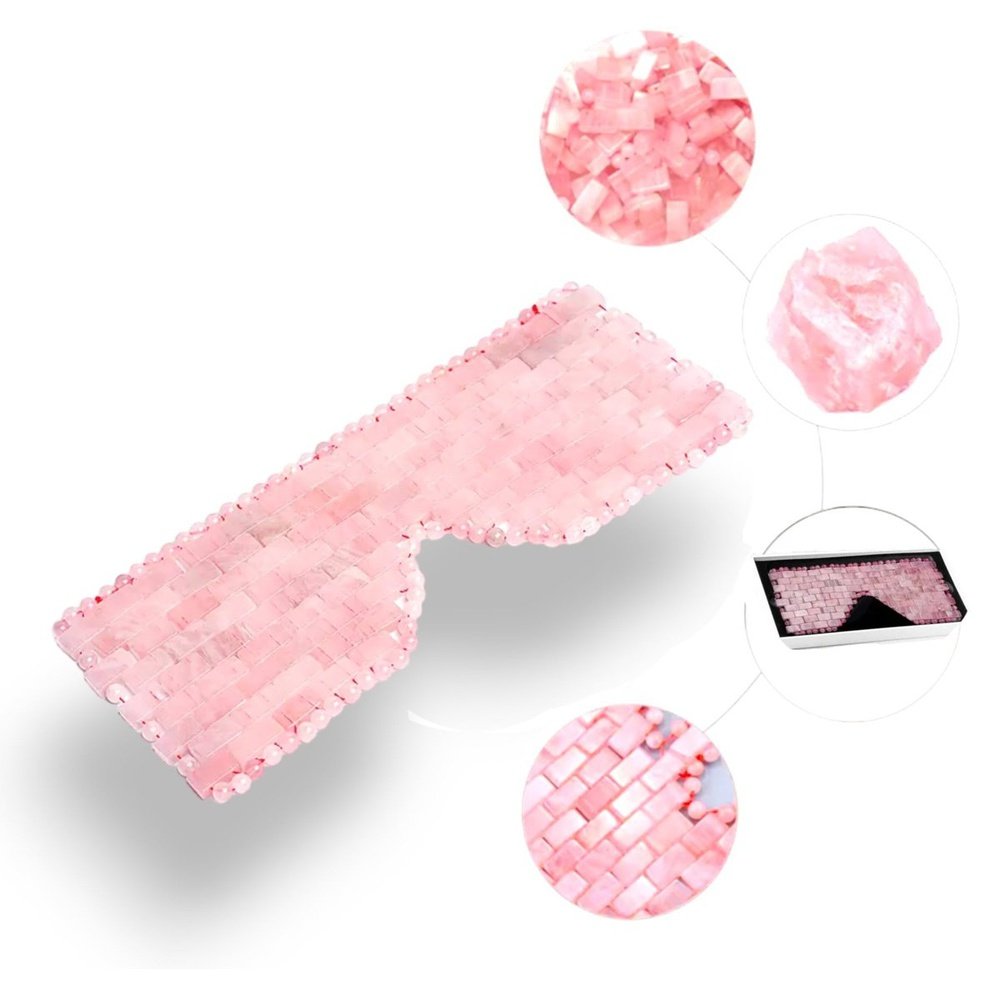 Rose Quartz Eye Mask Kit