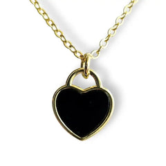 Black Onyx heart