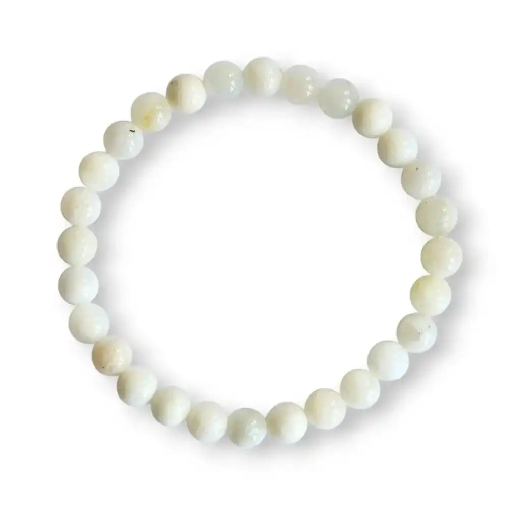 Moonstone Bracelet – 6mm Beads 
